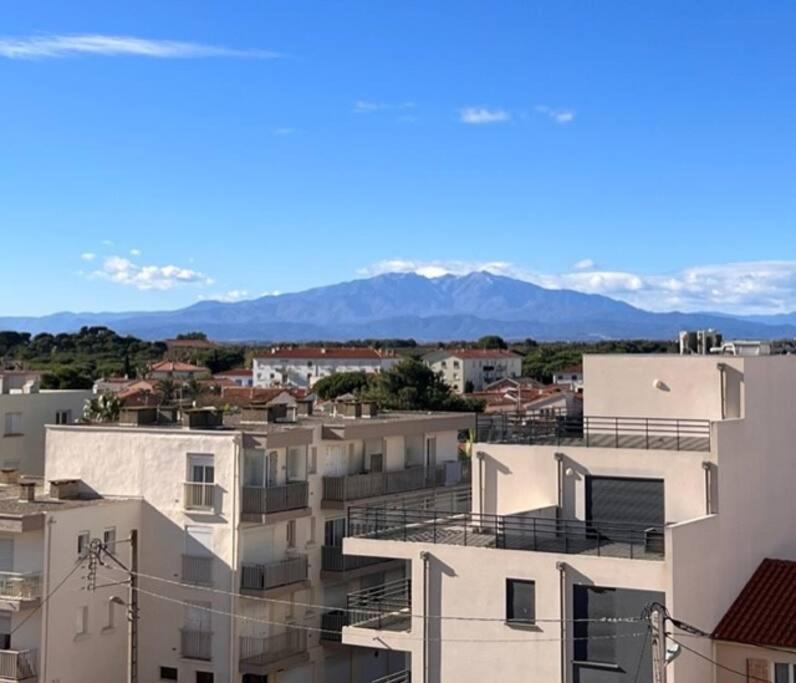 Studio Cote Plage Tout Equipe Vue Sur Le Canigou Canet-en-Roussillon Exterior foto