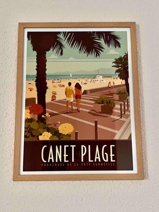 Studio Cote Plage Tout Equipe Vue Sur Le Canigou Canet-en-Roussillon Exterior foto